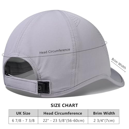 GADIEMKENSD Performance Running Hat Stretchy Fabric with Vented Mesh for Outdoor Workouts
