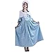 GRACEART Pioneer Colonial Women Costume Prairie Dress Light Blue size-10