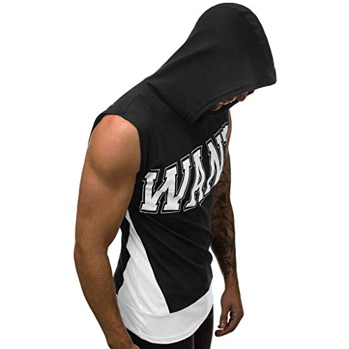 image for MIS1950s Men's Printed Hoodie Printing Funny T-Shirts Casual Cool Summ