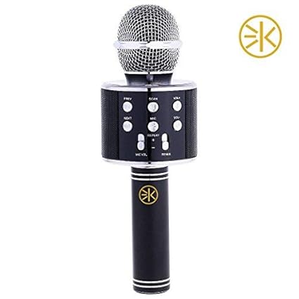 karaoke microphone with built in speaker