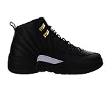 Air 12 Retro Men Basketball Running Sneakers Metallic Gold Leather Athletic Shoes For Men