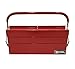 Excel TB124-Red 14-Inch Cantilever Steel Tool Box, Red