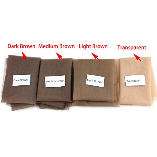 Dreambeauty 1 Yard Swiss Lace Net for Making Wig Transpant Color Lace for Wig Making or Ventilating Lace Wig Cap Lace front or Full Lace Weaving