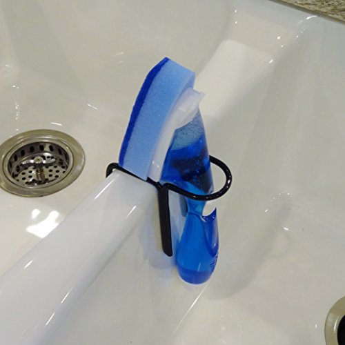 TidySink Dish Wand Holder Adjustable Kitchen Dishwand Sink Caddy (Black or Grey) Pricepulse