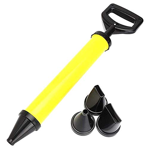 Manual Stainless Steel Patio Paving Grout Brick Pointing Mortar Applicator Tool Gun with 4 Spray Nozzle For Cement lime - Thumbnail 6