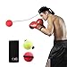 cherbell Boxing Reflex Ball,Fight Ball Reflex Great for Training to Improve Reactions and Speed,Perfect for Boxing, Training and Fitness, Premium Gym Boxing Equipment (Black)