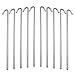 10-Piece Galvanized Steel Tent Pegs - Garden Stakes primary