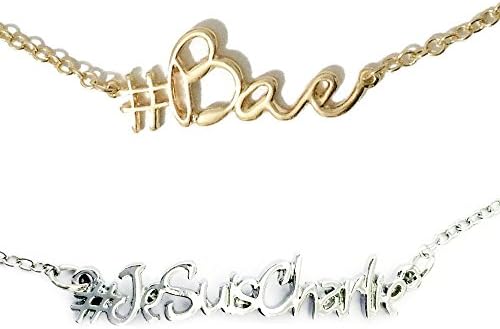 Bae Hashtag Bae Silver Necklace Beyond Anyone Else 19 Inch