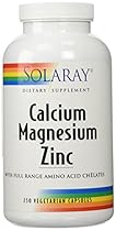 Solaray - Calcium Magnesium Zinc,250 capsules