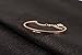 Oudin Women's 18k Rose Gold Plated Stainless Steel Love Heart Cuff Charm Bracelet - It Comes in A Delicate Brocade Jewelry Box-Ideal As A Gift to Someone Special
