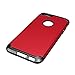 Phone 6s Plus Case, LUVVITT [Ultra Armor] Shock Absorbing Case Best Heavy Duty Dual Layer Tough Cover for Apple Phone 6/6s Plus - Black / Red