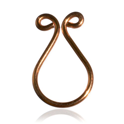 Faux septum ring - copper