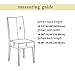 SUBCLUSTER 6 Pcs/Set Soft Stretchable Dining Chair Covers with Printed Floral Patterns,Spandex Banquet Chair Seat Protector Slipcovers for Holiday Home Party, Hotel, Wedding Ceremony (Style 8)