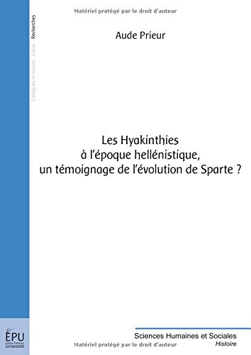Les  Hyakinthies à l'époque hellénistique, un témoignage de l'évolution de Sparte ?
