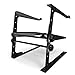 AxcessAbles LTS-03 Two Tier Adjustable Laptop Stand with Desk Clamps (Black)thumb 1