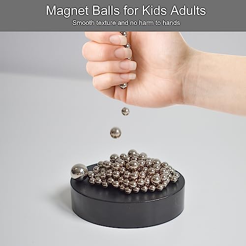 vrbabies Magnetic Toys, Fidget Toy for Kids Adults, Magnet Toys with 1 Magnetic Base and 171 Steel Balls, Desk Toys and Great Gifts for Office Desk Decor and Stress Relief