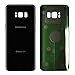 CELL4LESS Replacement Back Glass Cover Back Battery Door w/Pre-Installed Adhesive for Samsung Galaxy S8 Plus OEM - All Models G955 All Carriers- 2 Logo - OEM Replacement (Midnight Black)