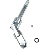 Jack Joint Metal Tool Kit Horizontal Jack Direction Joint Floor U Rebuild Accessories Drop Shaft with Oil Seal and Steel Ball (Length140mm,Diameter16mm)