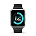 LEMFO IW08 Smart Watch Cell Phone Fitness Tracker Bluetooth WristWatch with Camera for Android Smartphones (Silver Black)