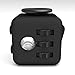 Tepoinn Fidget Attention Cube Relieves Stress and Anxiety Educational Development Toys for Children and Adults, Black