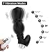 Anal Vibrator Prostate Massager with Dual Motors 7 Strong Vibration Modes, PALOQUETH Unisex Waterproof Anal Stimulator Sex Toy Remote Control for Beginners Advancers Men & Women, Rechargeable