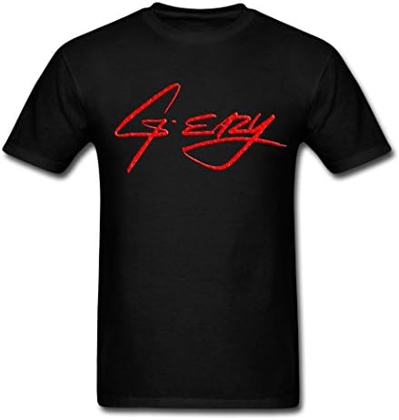 ZCNS fashion boy's G-Eazy logo t shirt for men Black M