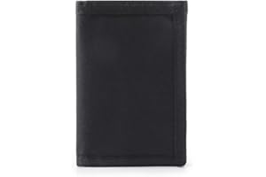 Nitort Wallet, Nylon Outdoor Sports Wallets for Kid, Lovely Wallet with Zipper for Kids- Front Pocket Wallet with Magic Sticker- Black