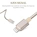 Everdigi Lightning Cable 3Pack 6FT Nylon Braided iPhone Charging Cable Compatible with iPhone 7/7 Plus/6/6s/6s Plus/6 Plus/5s/5c/5/SE, iPad Pro, Air 2, iPad/iPod（Gold）