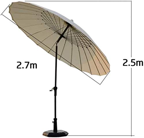 CCLLA Outdoor-Sonnenschirme Sonnenschirme Premium Patio Garden Sonnenschirm mit Neigungsverstellung, für Outdoor… – Bild 3