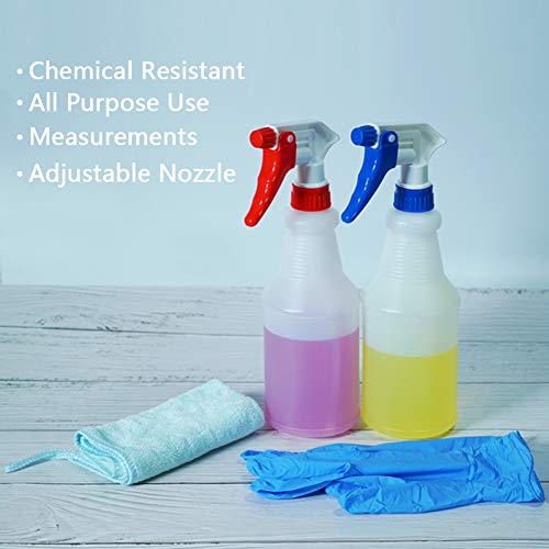Cosywell Plastic Spray Bottles 750 ml Heavy Duty Spraying Bottle Leak