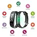 Lintelek Fitness Tracker HR, Activity Tracker with Step Counter, Heart Rate Monitor, Smart Watch with Sleep Monitor, Extra Replacement Band for Men Women Kids (Grey+ Black)