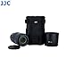 JJC 10x18cm Water-Resistant Protective Deluxe Lens Pouch Bag for Canon EF 70-300mm f/4-5.6 IS II USM Lens, Fits Lens Storage With ET-74B / LH-74B Lens Hood Reversed On