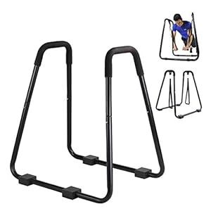 ZSCKJ Dip staan parallelle bar multifunctioneel dip station fitness bar train verschillende spieren om een perfect…