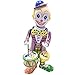 Off the Wall Toys Vintage Windup Tin Toy Drumming Circus Clown Robot
