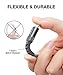 JSAUX Micro USB Cable for Android, (2-Pack 6.6FT) Micro USB Android Charger Cable Nylon Braided Cord Compatible with Galaxy S7 S6 J7 Edge Note 5, Kindle. MP3 and More-Grey
