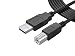PWR+ UL Listed 12Ft Extra Long USB-Printer-Cable 2.0 for HP OfficeJet Laserjet Envy; Canon Pixma; Epson Workforce, Stylus, Expression Home; Brother; Silhouette Cameo; Dell Scanner Fax Cord (3.6 m)