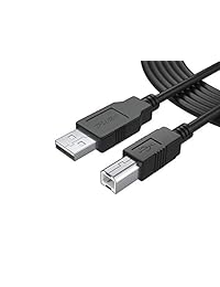 PWR + 6 ft largo usb-printer-cable 2.0 para HP OfficeJet LaserJet Envy