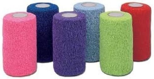 Co-Flex - Flexible Bandaging Tape - 4" x 5 yd - Assorted Colors - USA - 6, 12, or 18 pack (6)