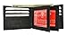 Marshal RFID Leather Mens Wallet Black Bifold Fixed Flip 3