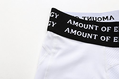 DZRZVD Men's Compression Running Yoga Training Workout Fitness 3/4 Leggings Tights YEL6050