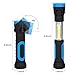 Telescoping Rechargeable LED Flashlight & Work Light, Floodlight + Spotlight, USB Power Supply + Car Charger, Magnetic Base, Hanging Hook for Car Repair, Emergency, Hiking, Traveling, Blackouts