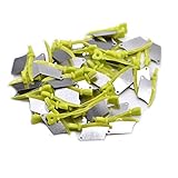 Dental Wedge Knife Teeth Interproximal Plastic Wedge with Protection Dental Steel Matrix(40 Pcs/Box)