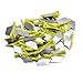 Dental Wedge Knife Teeth Interproximal Plastic Wedge with Protection Dental Steel Matrix(40 Pcs/Box)