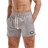 AIMPACT Men's Athletic Shorts Bodybuilding Workout Cotton Gym Shorts with Pockets