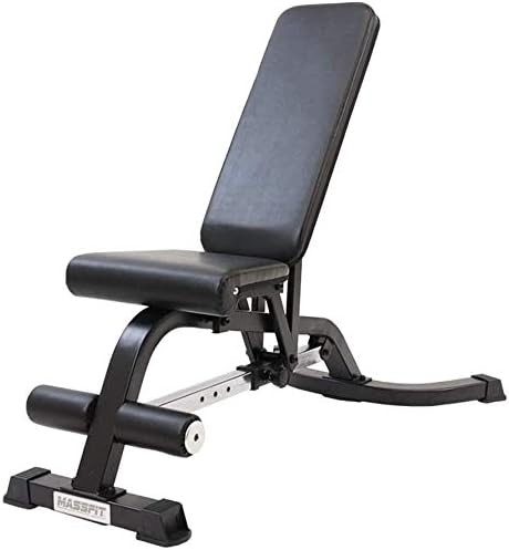 USTHOY Folding Weight Bench Press Abdominal Waist Training Incline/Decline Workout Exercise Multi Adjustable Benches Commercial Weight Training