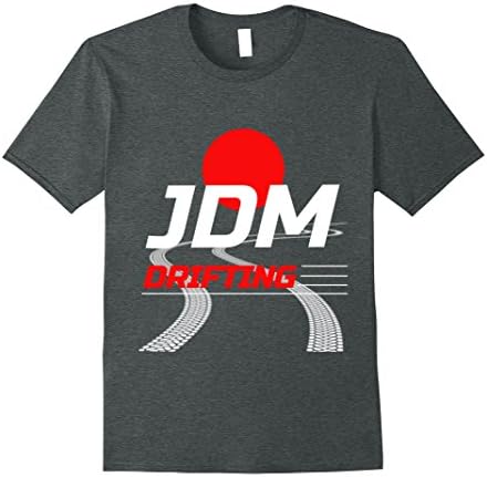 Mens JDM Drifting Car Drifting Extreme Sports T-Shirt Small Dark Heather