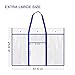 Large Bulletin Board Storage Bag (31 x 25 inch), Opret Posters Organizer Transparent Storage Bag for Artworks, Charts and Teaching Material