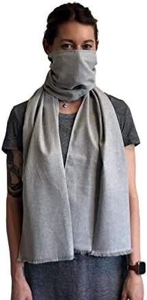 Scough Pollution Protection Filter Scarf Dust Toxins Ash Allergens Germs- Jasper