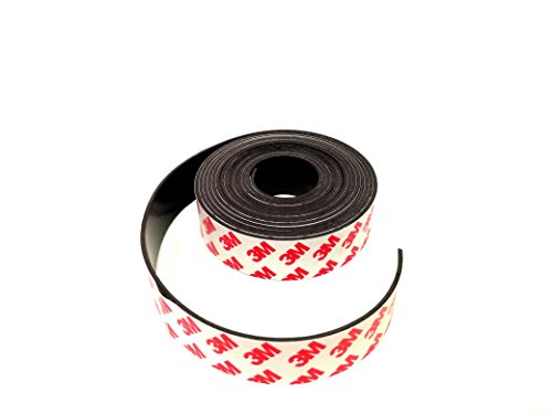 image for TAQTON Flexible Magnetic Tape - 1 Inch x 10 Foot. Industrial Strength 