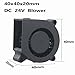 GDSTIME 2PCS 40mm 4020 Blower Fan 24V, 40x40x20mm Small Brushless DC Turbo Cooling Fans 2-Pin for 3D Printer